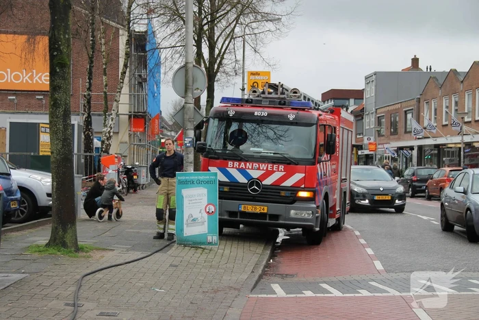 Brand in ondergrondse container