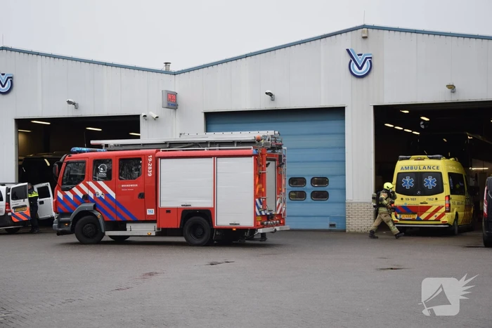Explosie in loods Touringcarbedrijf Van Oeveren
