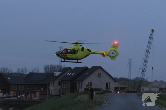Traumahelikopter landt voor incident