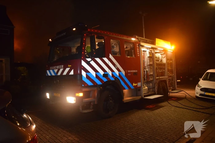 Flinke brand in schuur na explosie