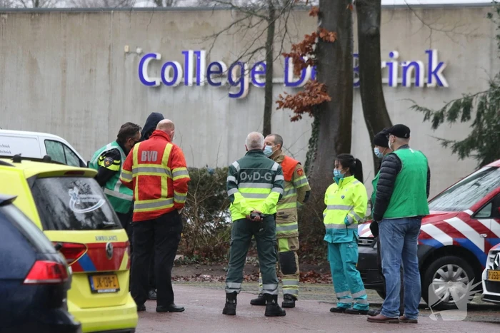 Hulpdiensten houden grootschalige oefening bij College De Brink