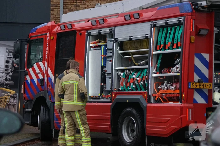 Brand in auto snel geblust