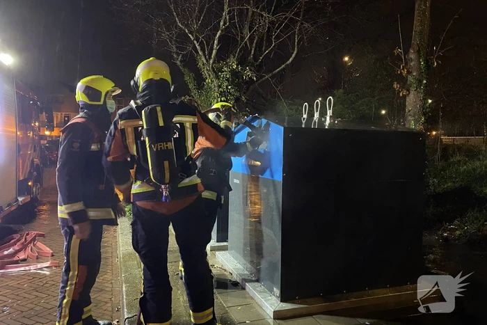 Containerbrand snel geblust