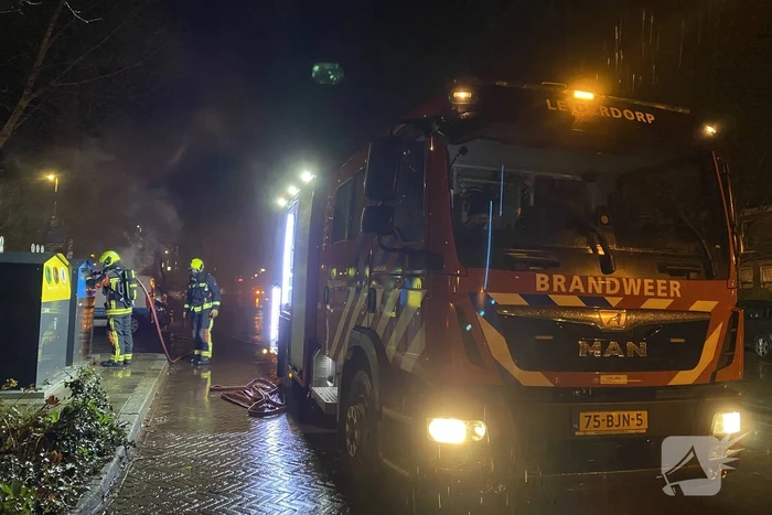 Containerbrand snel geblust
