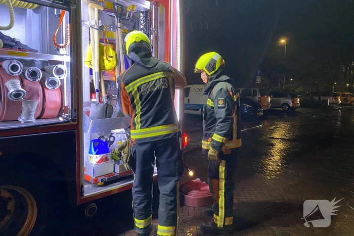 Containerbrand snel geblust
