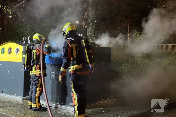 Containerbrand snel geblust