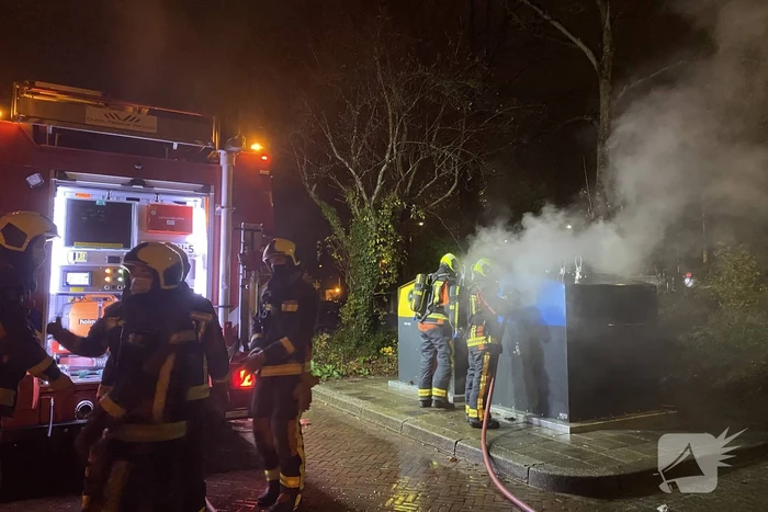 Containerbrand snel geblust