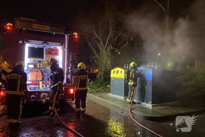 Containerbrand snel geblust