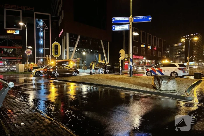 Man gewond bij aanrijding met auto