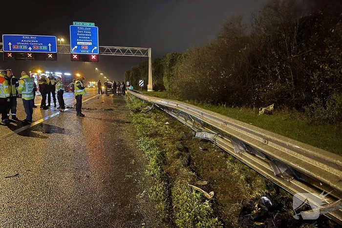 Vrouw omgekomen bij groot ongeval op snelweg