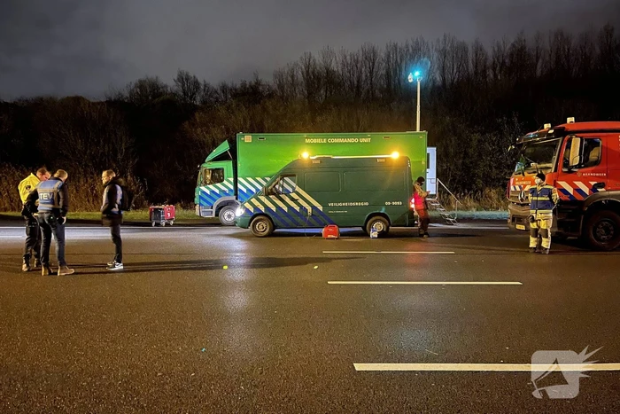 Vrouw omgekomen bij groot ongeval op snelweg