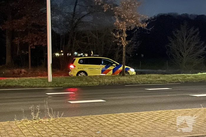 Traumahelikopter geland voor rendez vous