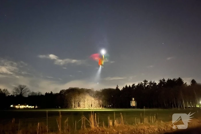 Traumahelikopter geland voor rendez vous