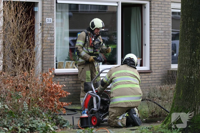 Brand in keuken snel onder controle