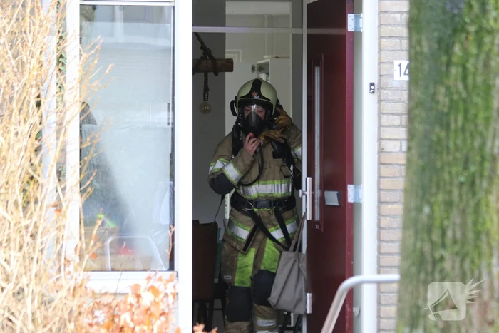 Brand in keuken snel onder controle