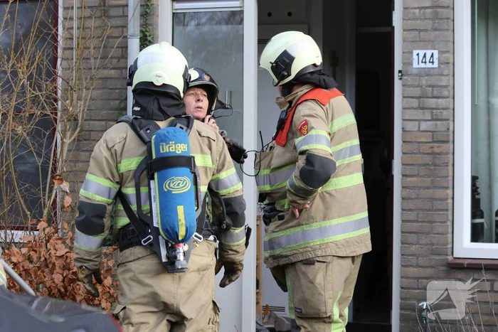 Brand in keuken snel onder controle