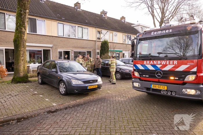 Brand in keuken snel onder controle