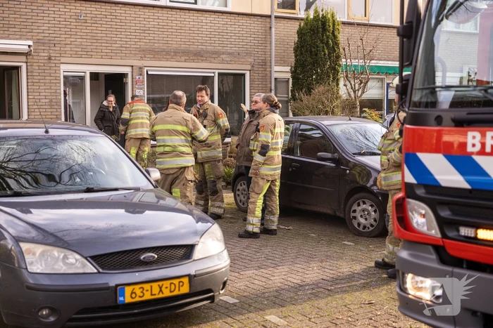 Brand in keuken snel onder controle