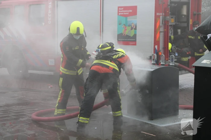 Containerbrand snel geblust