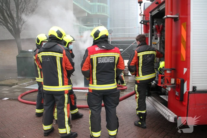 Containerbrand snel geblust