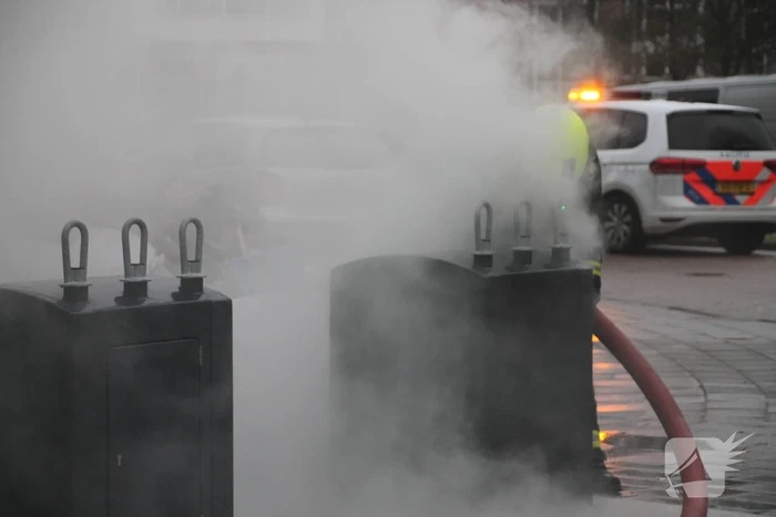 Containerbrand snel geblust