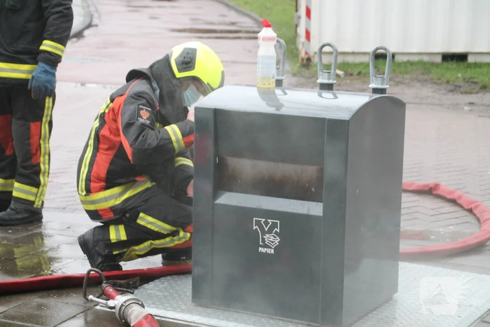 Containerbrand snel geblust