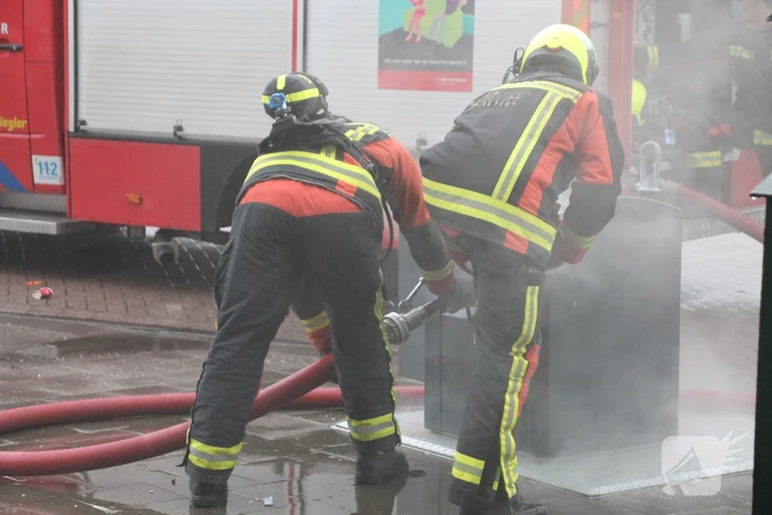 Containerbrand snel geblust