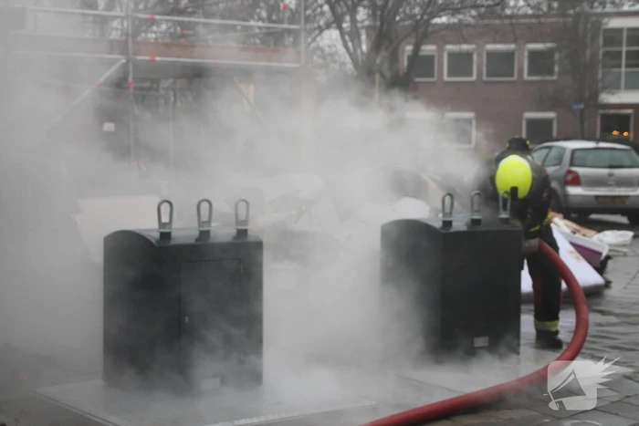 Containerbrand snel geblust