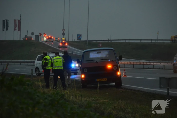Brand in auto blijkt pechgeval