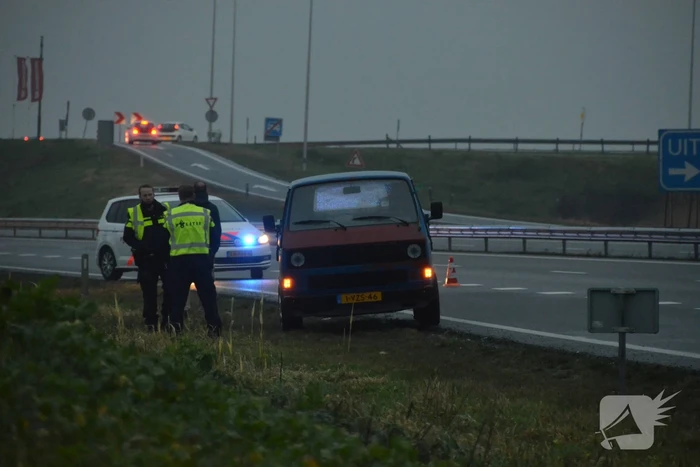 Brand in auto blijkt pechgeval