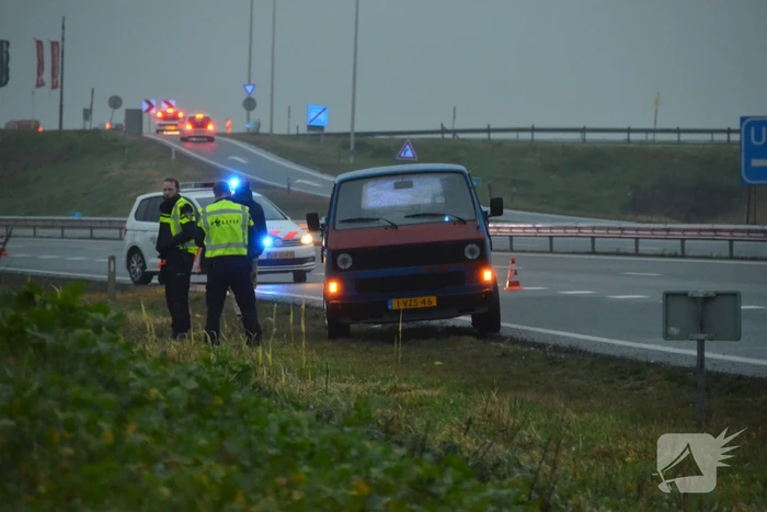 Brand in auto blijkt pechgeval