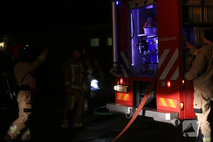 Vrouw overleden bij brand in woning