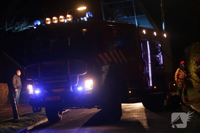 Vrouw overleden bij brand in woning