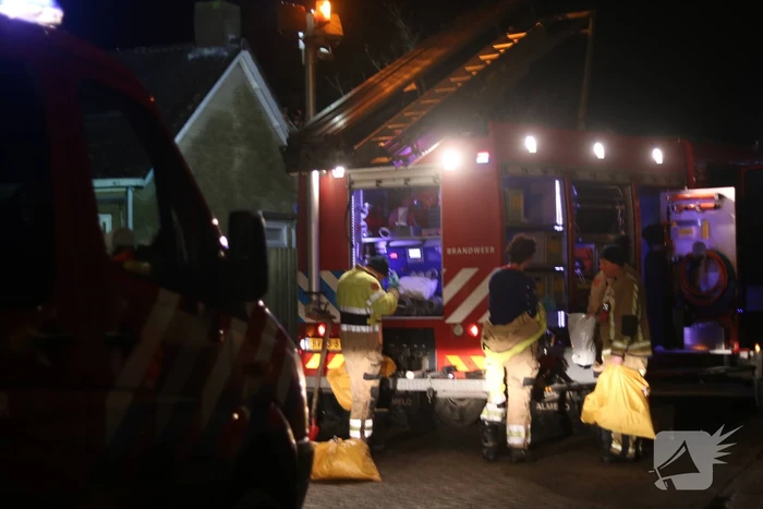 Vrouw overleden bij brand in woning