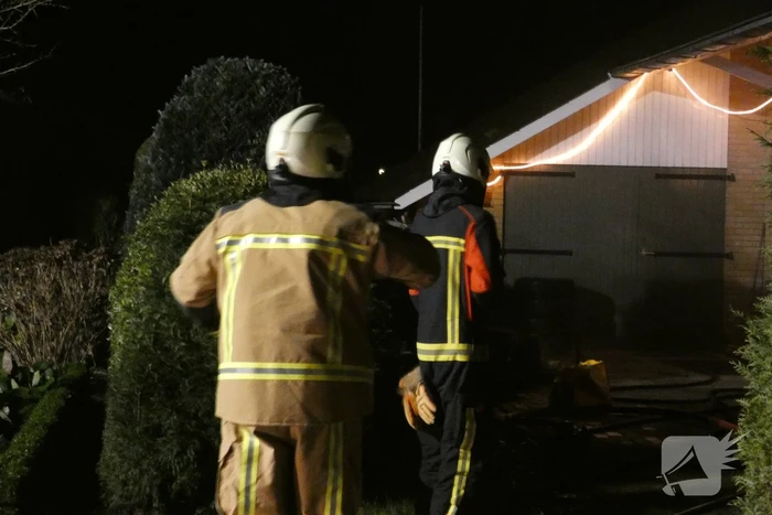 Brand in vrijstaande woning