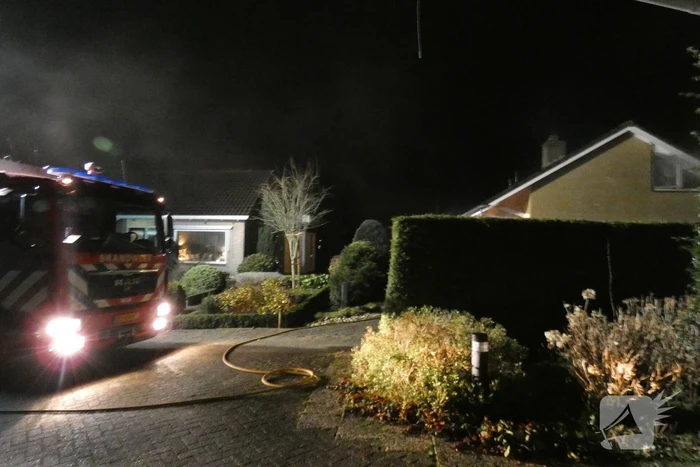 Brand in vrijstaande woning