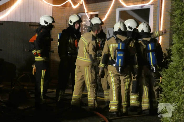 Brand in vrijstaande woning