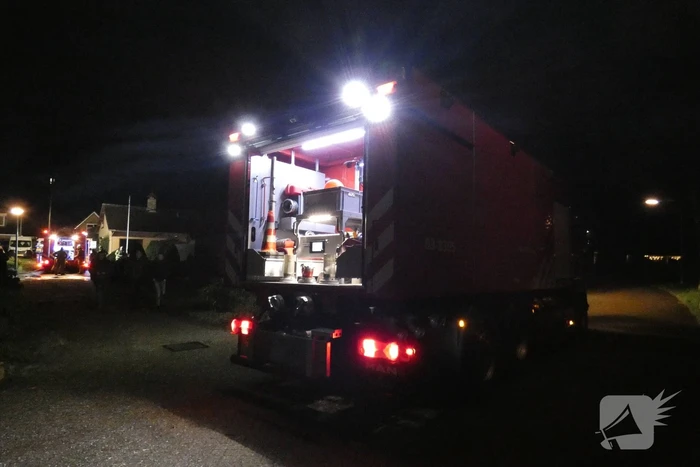 Brand in vrijstaande woning