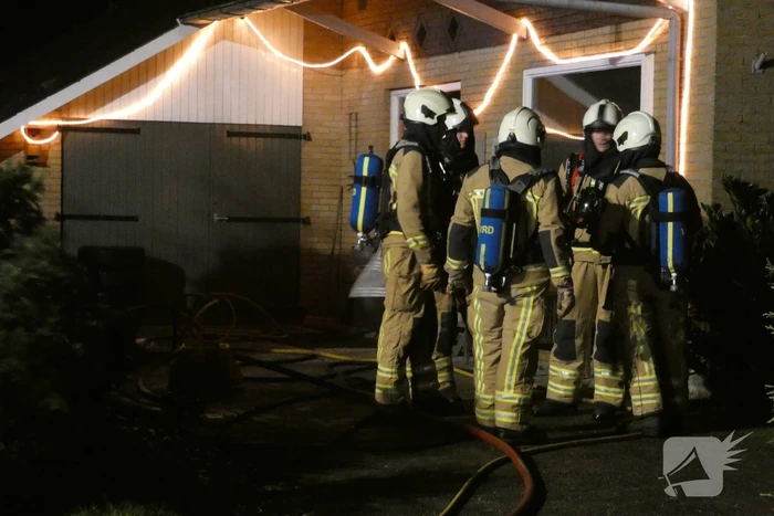 Brand in vrijstaande woning
