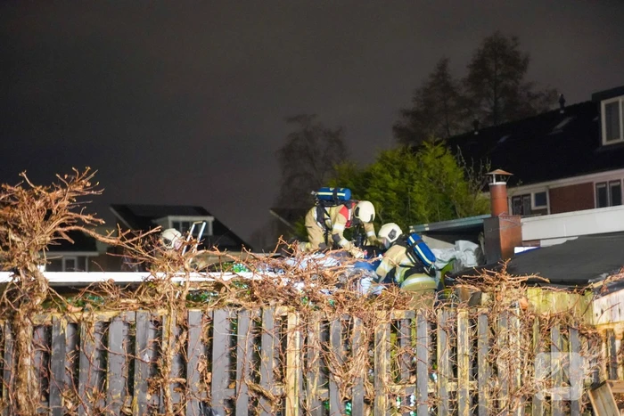 Brand in schuur snel gedoofd