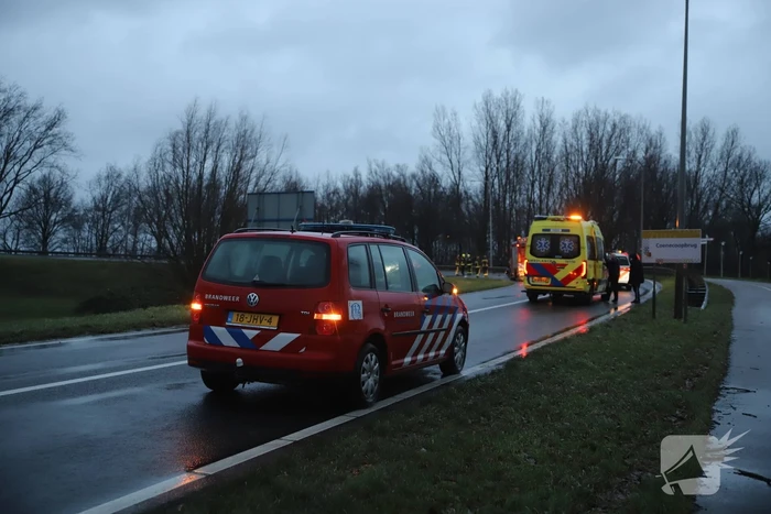 Fikse schade bij botsing op toerit