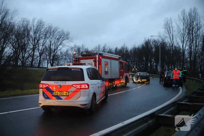 Fikse schade bij botsing op toerit