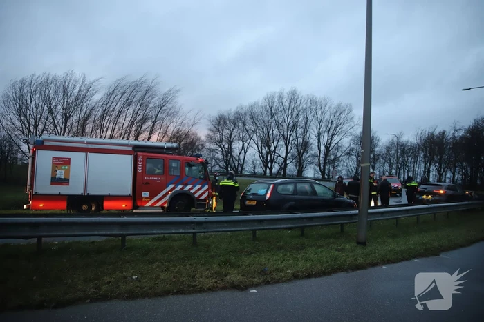 Fikse schade bij botsing op toerit