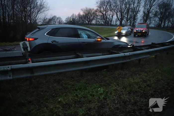 Fikse schade bij botsing op toerit