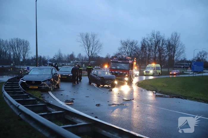 Fikse schade bij botsing op toerit