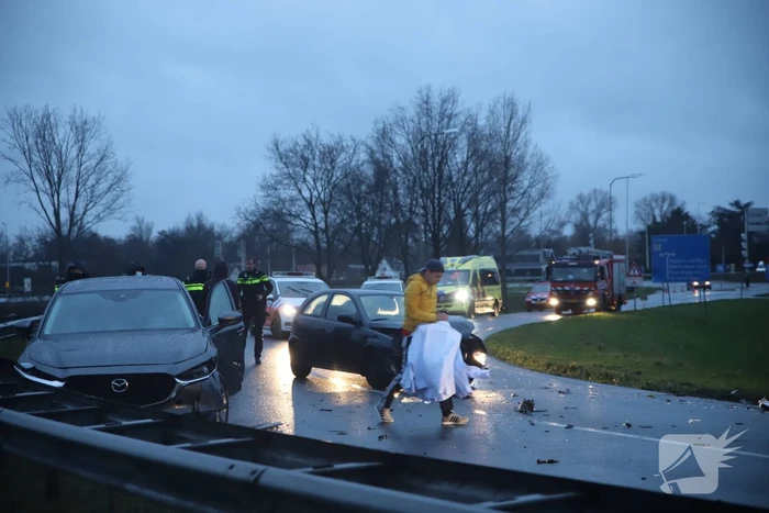 Fikse schade bij botsing op toerit