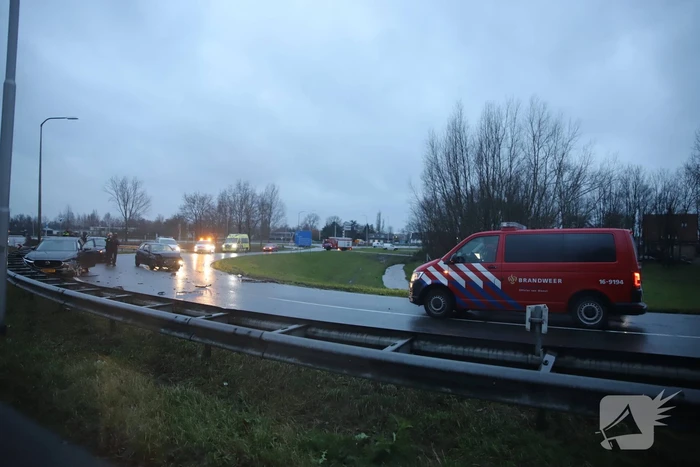 Fikse schade bij botsing op toerit