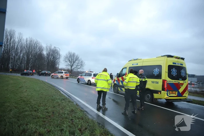 Fikse schade bij botsing op toerit