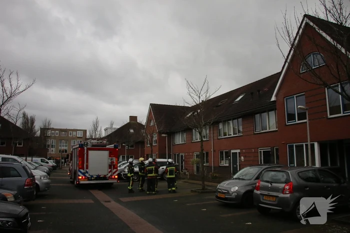 Dakpannen woning losgewaaid