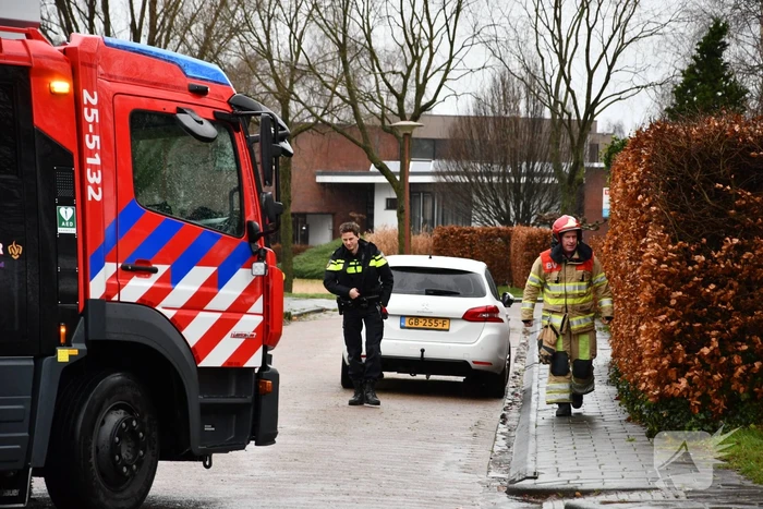 Lek in slang van gasfles zorgt voor gevaarlijke situatie